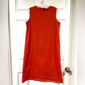 Eileen Fisher Sleeveless Midi Dress in Bright Red